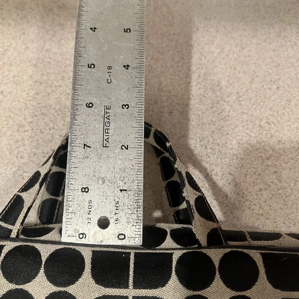 Kate Spade NY Vtg Dot Noel Y2K Travel Cosmetic Toiletry Bag Modern Designer